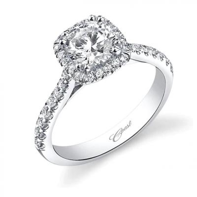 Coast Diamond Pave Diamond Engagement Ring